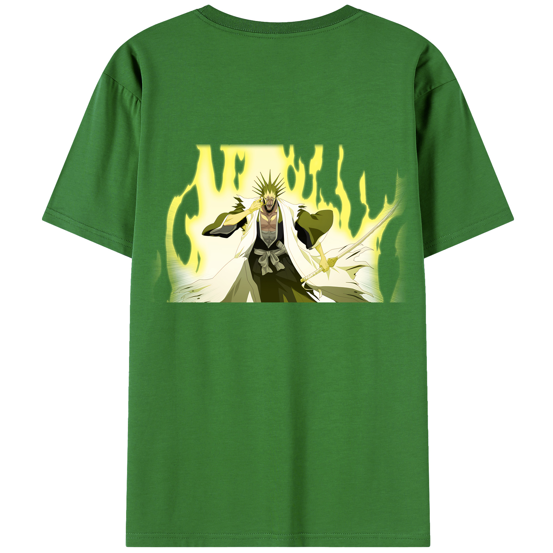 （画像用） ブリーチ ざらき けんぱち BLEACH Zaraki Kenpachi レディース半袖Tシャツ(バックプリント)